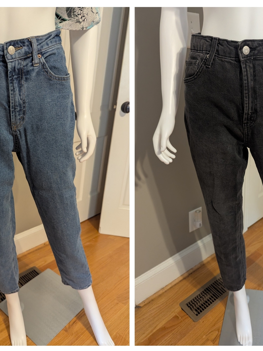 wild fable Men's Relaxed Jeans in Blue and Black